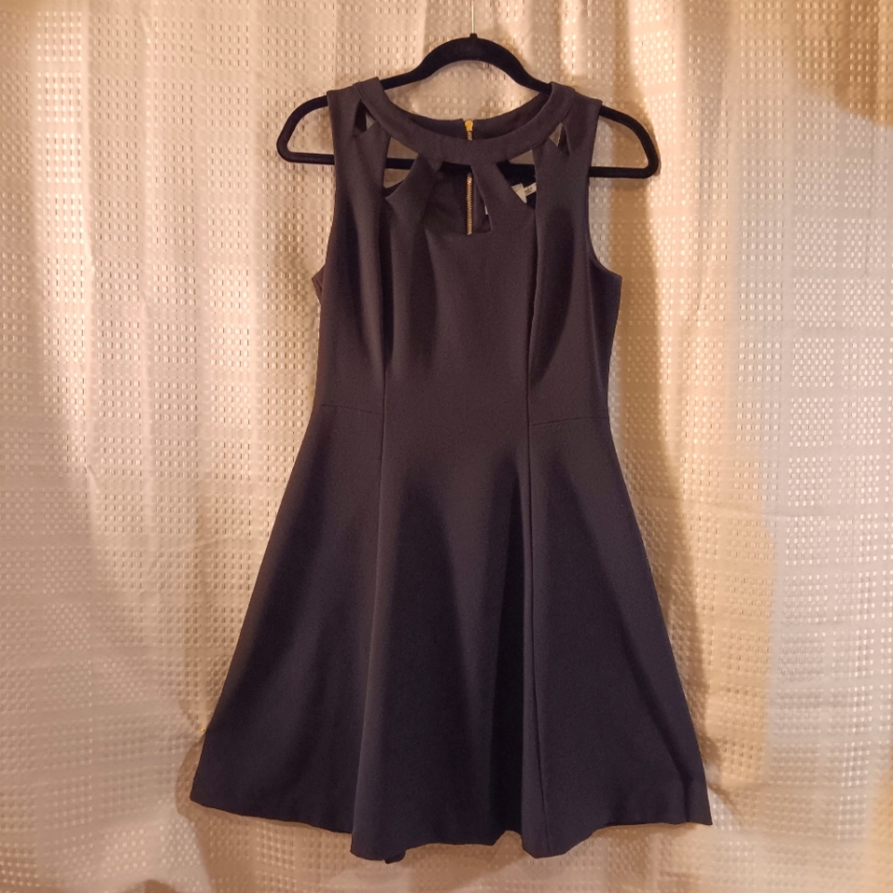 Eliza J sleeveless black dress
